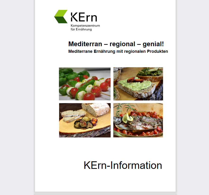 Titelbild des Kompendiums "Mediterrane Ernährung"