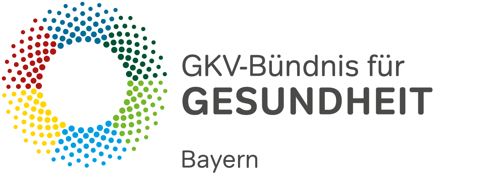 Sybolisches Logo des GKV Bündnisses für Gesundheit in Bayern